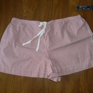 American Living Large Red Boxer Lounge Shorts NWT